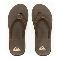 Quiksilver Men's Carver Suede Flip Flops