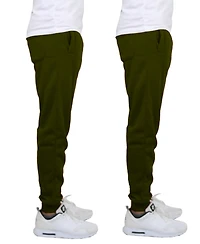 Blue Ice Men's 2-Pack Fleece-Lined Jogger Sweatpants