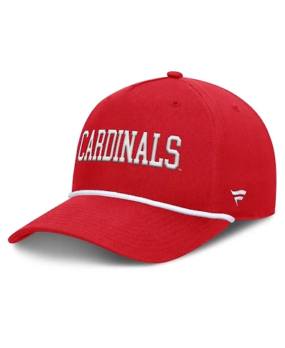 Fanatics Men's Red Louisville Cardinals Foul Ball Rope Adjustable Hat