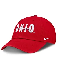 Nike Men's and Women's Scarlet Ohio State Buckeyes Local Club Adjustable Hat
