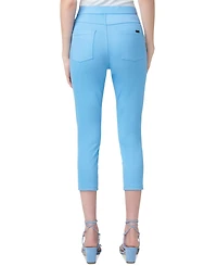 Hue Women's Mid-Rise Pull-On Denim Capri Leggings