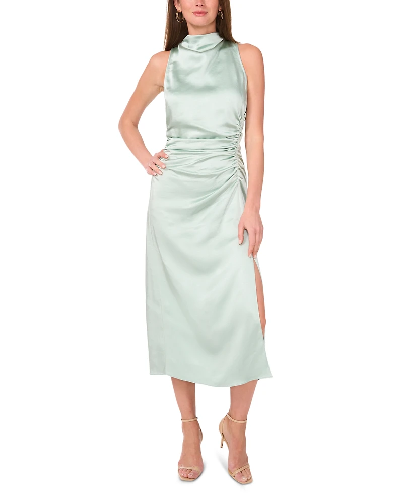 Parker Women's The Ayla Mock-Neck Ruched Midi Dress