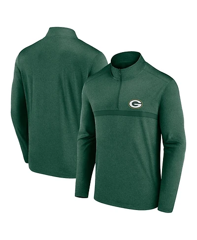 Fanatics Men's Green Green Bay Packers Head-to-Head Quarter-Zip Sweatshirt