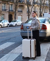 Elle Luxe Journey 3-Piece Expandable Retro Spinner Luggage Set