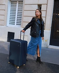 Elle Louvre 2-Piece Expandable Retro Spinner Luggage Set