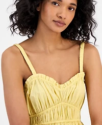 Boss Orange Women's Sweetheart-Neck Sleeveless Cotton Midi Dress