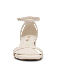 Anne Klein Women's Mia Ankle Strap Block Heel Dress Sandals