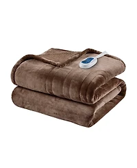 Beautyrest Microlight Electric Reversible Plush to Berber Throw, 60" x 70"
