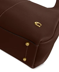 Coach Lana Medium Pebbled Leather Shoulder Bag
