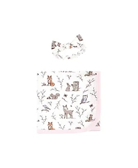 Hudson Baby Girls Layette Essentials Gown, Swaddle Wrap, and Headpiece Option