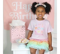 Sweet Wink Little and Big Girls Pastel Petal Tutu Skirt