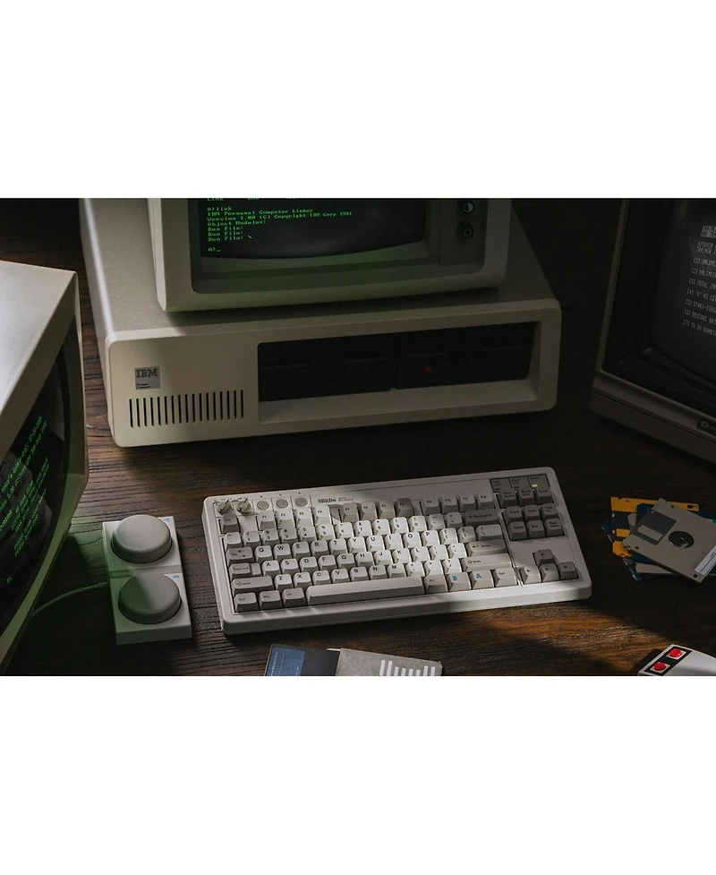 8BitDo Retro Wireless Gaming Mechanical Keyboard with Number Pad for Windows and Android