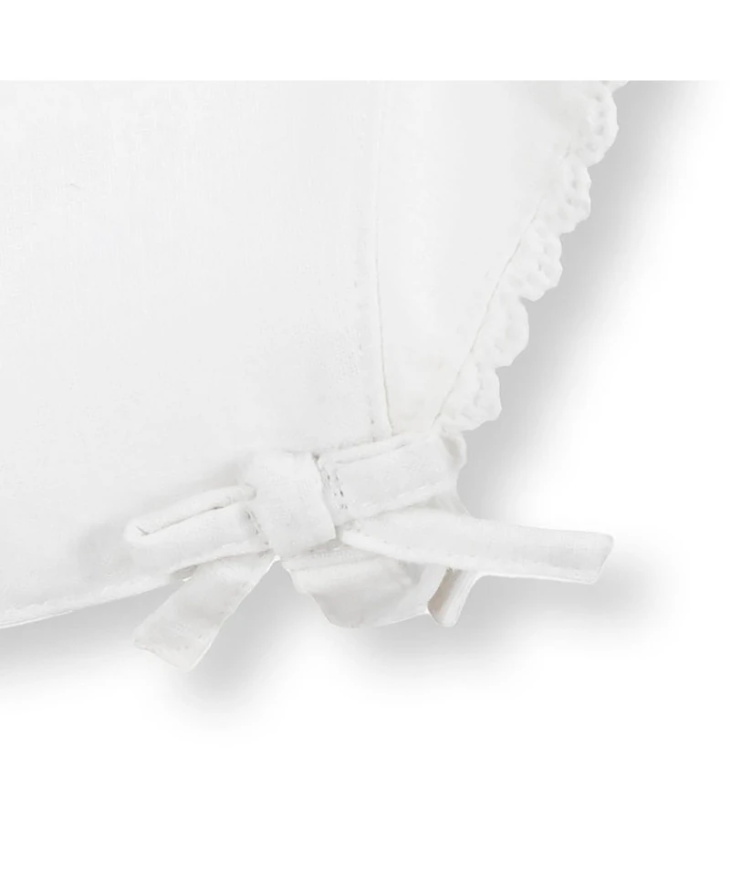 Hope & Henry Baby Brimmed Linen Bonnet