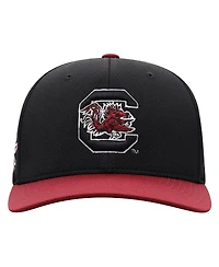 Top of the World Men's Black South Carolina Gamecocks Reflex Fitted Hat