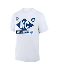 Fanatics Men's White Kansas City Royals 2025 Spring Training Cactus League True Icon T-Shirt