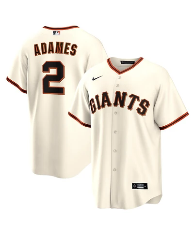 Nike Men's Willy Adames 1.0 Cream San Francisco Giants Replica Jersey