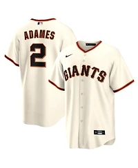 Nike Men's Willy Adames 1.0 Cream San Francisco Giants Replica Jersey