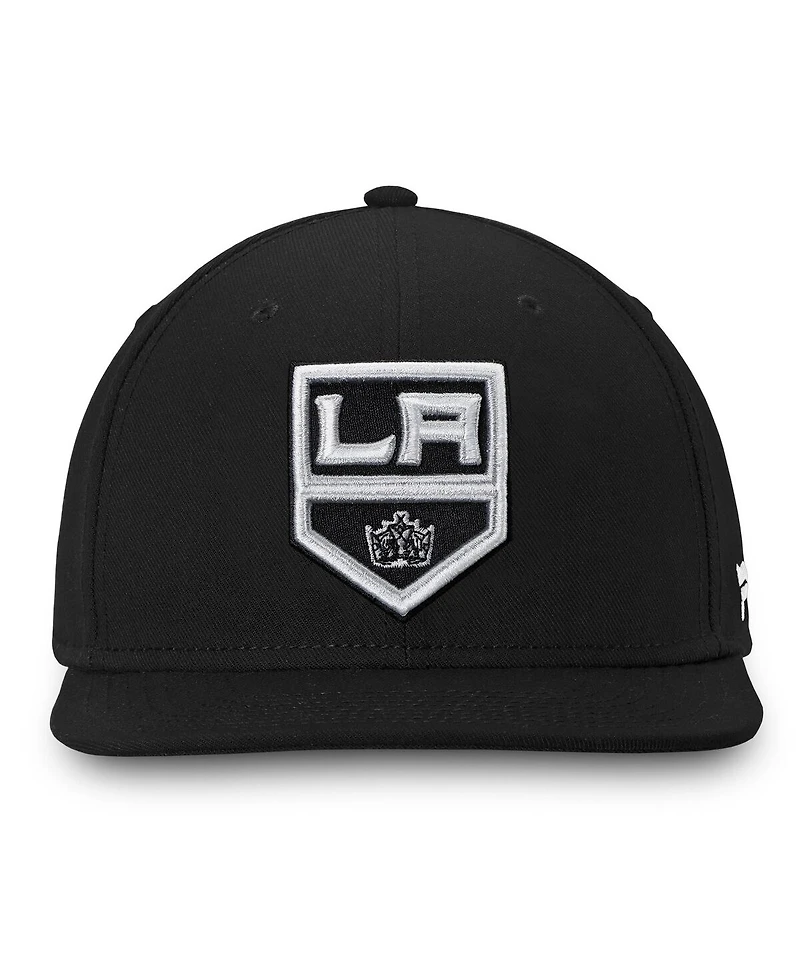 Fanatics Men's Black Los Angeles Kings Core Fitted Hat