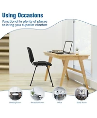 5 Pieces Elegant Conference Office Chair Set for Guest Reception