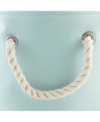 Bone Dry Collapsible Pet Storage Bin with Rope Handles Solid Paw Print