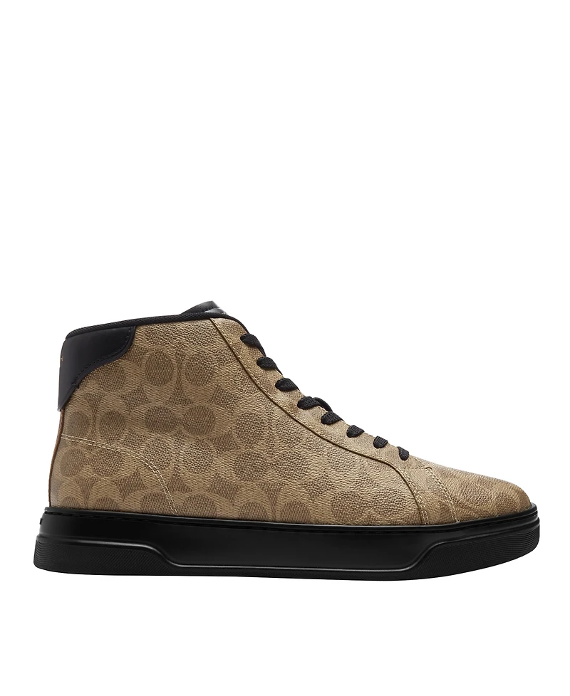 Coach Men's Highline Signature Canvas High Top Sneaker