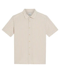 Ben Sherman Men's Seersucker Stripe Short Sleeve Shirt