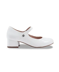 Kenneth Cole Reaction Little and Big Girls Cultivated Pearl Corlis Heel Shoe