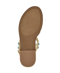 Nine West Women's Mindela Embellished Flat Gladiator Sandals