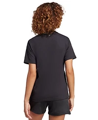 adidas Women's Cotton Logo Slide Crewneck T-Shirt
