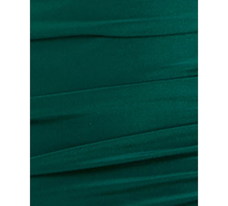 Juniors' Sleeveless Shirred Side-Slit Gown, Created for Macy's