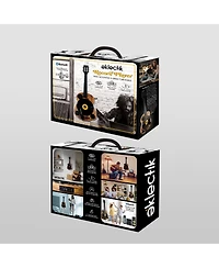 Wall-Mount Record Player, Bluetooth Amplifier w/ 3-Speed Turntable