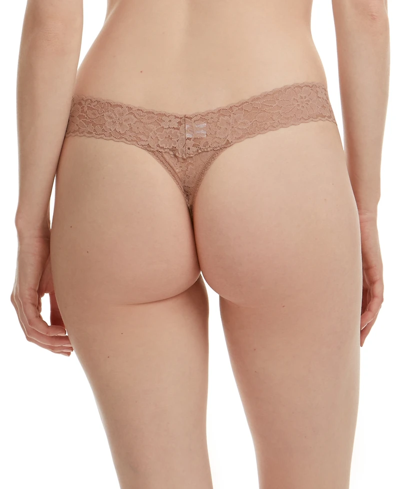 Hanky Panky Women's Daily Lace Low Rise Thong Underwear 3 Pack