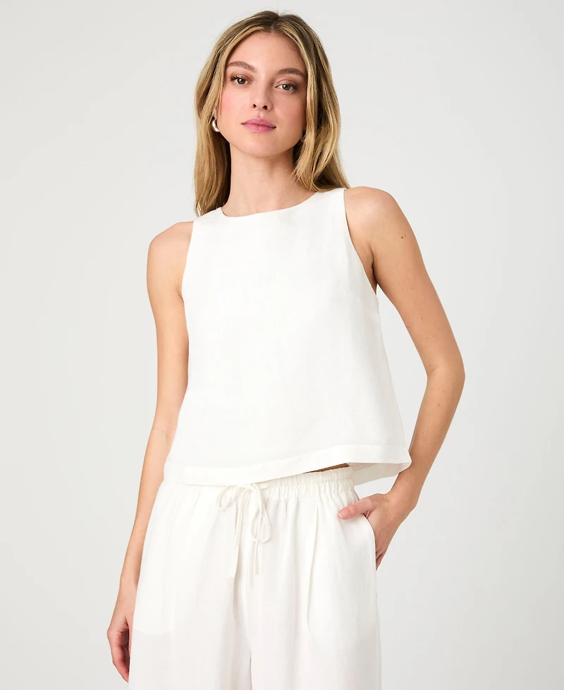 French Connection Women's Birdie Bow-Back Swing Top