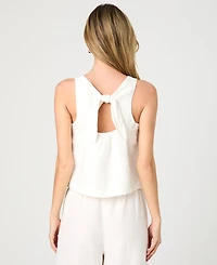 French Connection Women's Birdie Bow-Back Swing Top