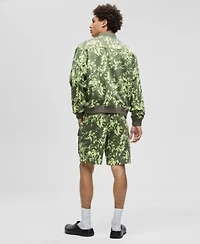Mode Of One Mens Regular Fit T Shirt Abstracted Floral Regular Fit Printed Bomber Jacket Abstracted Floral Regular Fit Printed 9 Cargo Shorts Macys Exclusive