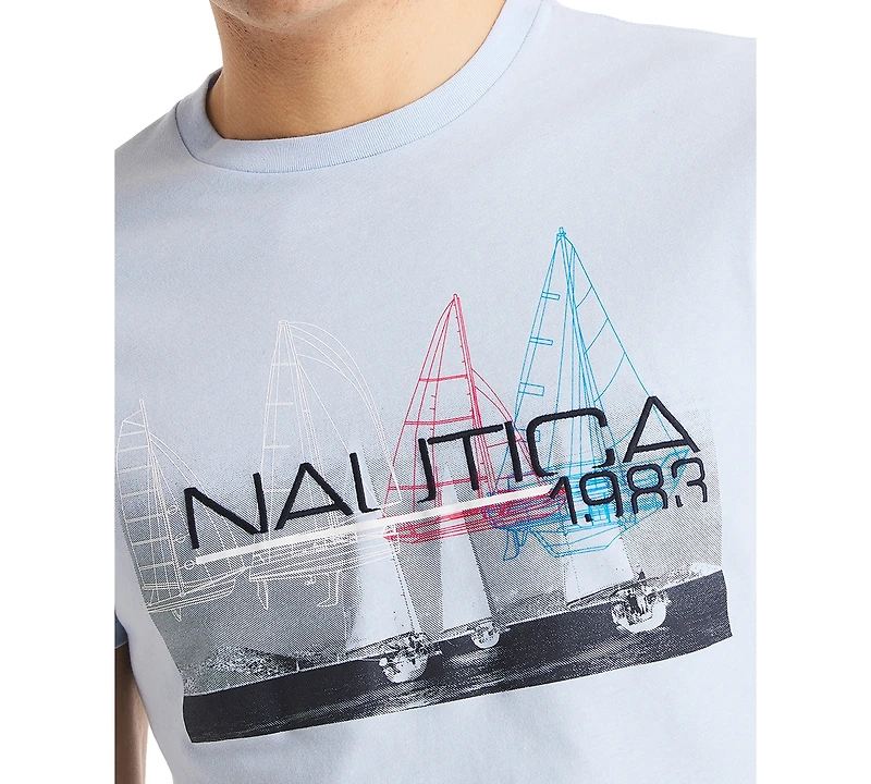 Nautica Men's 1983 Short Sleeve Graphic T-Shirt