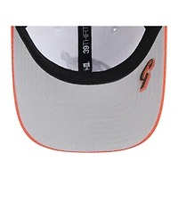 New Era Men's Black/Orange San Francisco Giants 2025 Mlb Clubhouse 39THIRTY Flex Hat