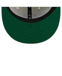 New Era Men's White Oakland Athletics Jersey Pinstripe 9FIFTY Snapback Hat