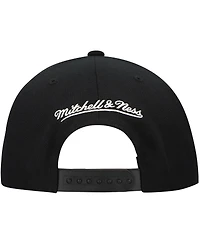 Mitchell & Ness Men's Black Boston Bruins Team Snapback Hat