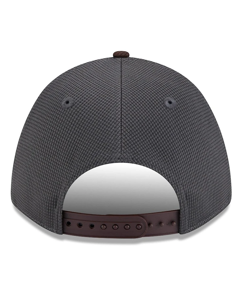 New Era Men's Gray/Brown San Diego Padres 2025 Batting Practice 9FORTY M-Crown Adjustable Hat