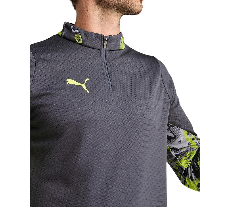 Puma Men's Swirl Pattern Quarter-Zip Shirt