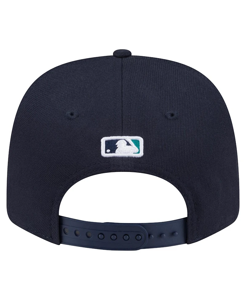 New Era Men's Navy Seattle Mariners Player Replica 9SEVENTY Adjustable Hat