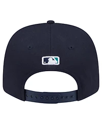 New Era Men's Navy Seattle Mariners Player Replica 9SEVENTY Adjustable Hat