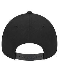 New Era Men's Black Cincinnati Bengals A-Frame 9FORTY Adjustable Hat