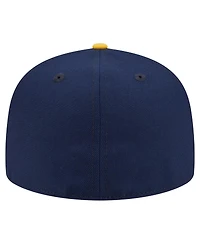 New Era Men's Navy La Galaxy 2025 Kickoff 59FIFTY Fitted Hat