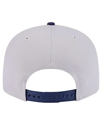 New Era Men's Gray/Navy Utah Jazz Color Pack Two-Tone 9FIFTY Snapback Hat