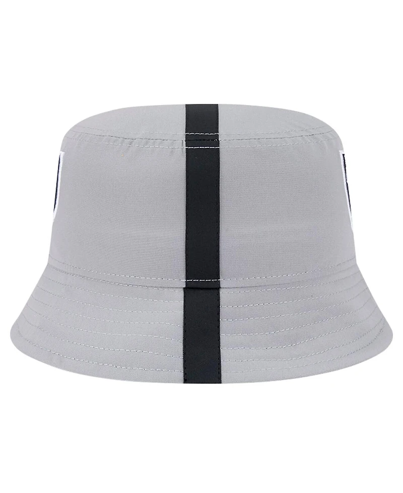 New Era Men's Gray Las Vegas Raiders Helmet Bucket Hat