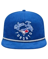 New Era Men's Royal Toronto Blue Jays Full Circle Corduroy Golfer Adjustable Hat