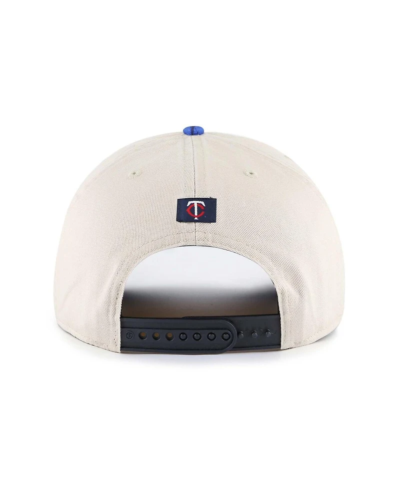 '47 Brand Men's Cream/Navy Minnesota Twins Fiji Rope Hitch Adjustable Hat