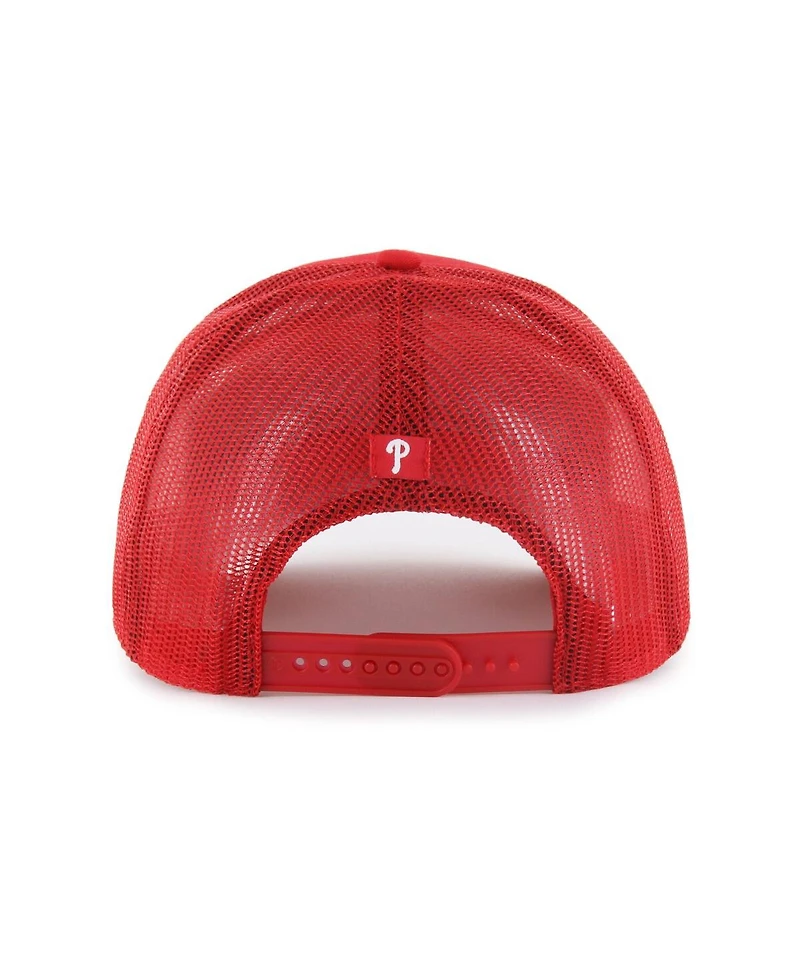 '47 Brand Men's Red Philadelphia Phillies Garner Trucker Adjustable Hat